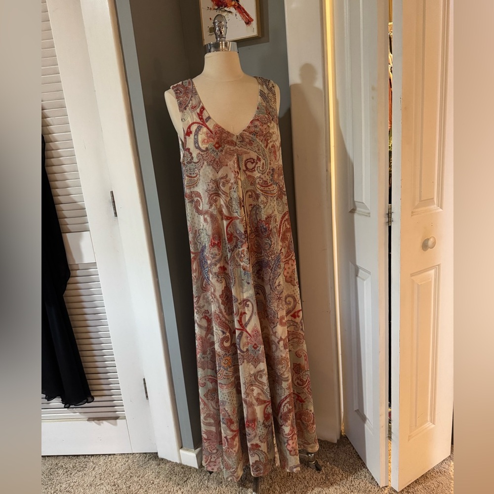 Attitudes by Renee Pastel Swirl Dress